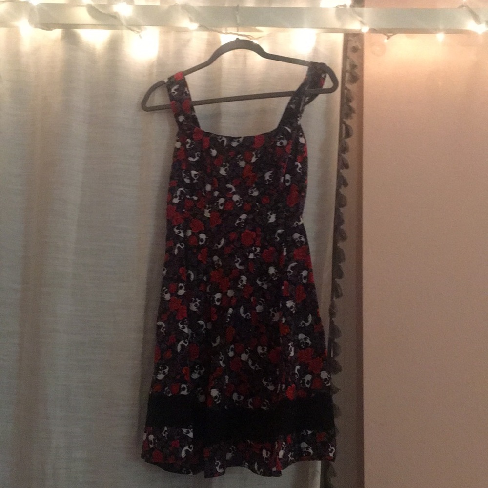 Skull and rose dress from Hot Topic
